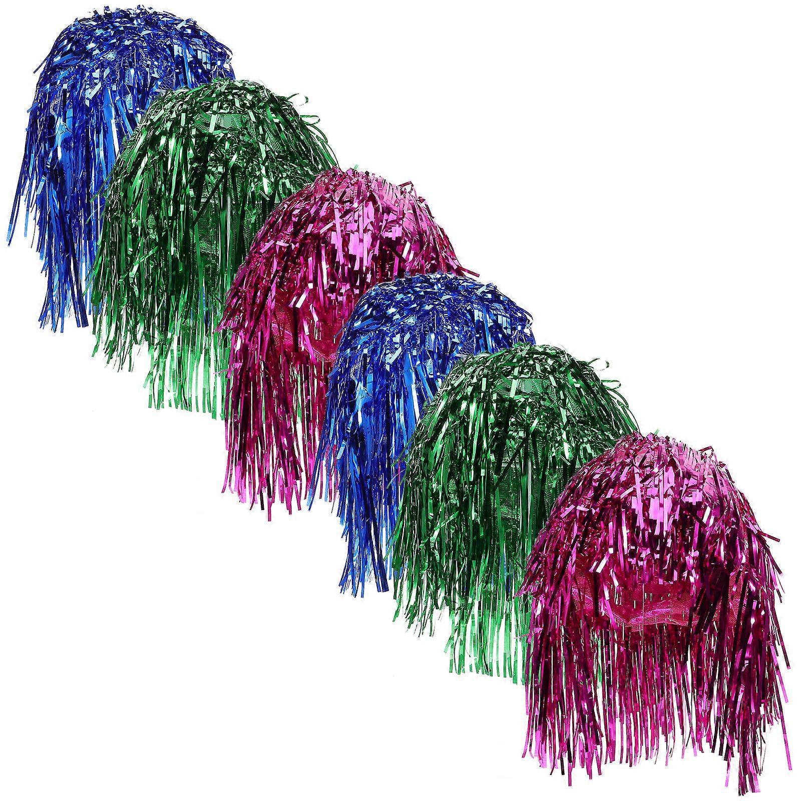 Funny Wigs Festival Hair Extensions Classical Design PET Material 6Pcs