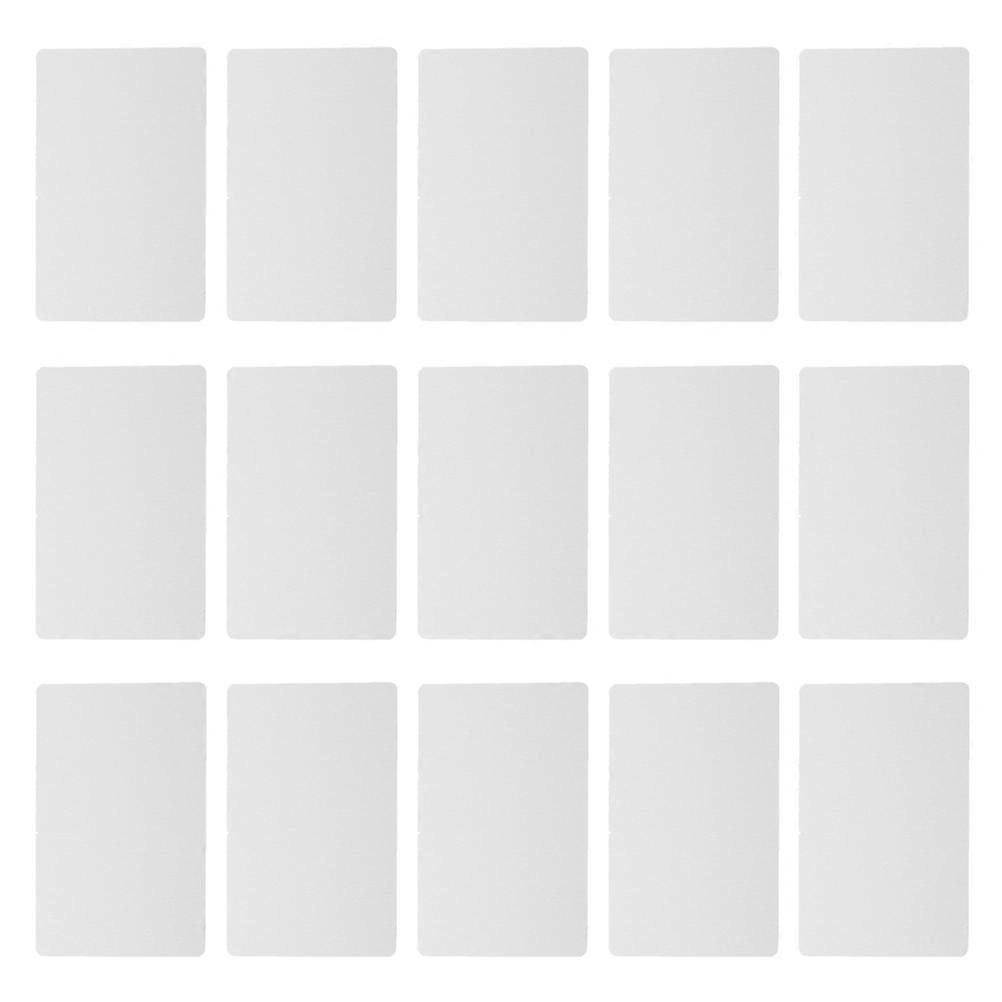 20pcs Sublimation Blank Metal Name Cards, Thick Aluminum Blanks for UV Color Printing, Business Cards, Nameplates, Creative Projects
