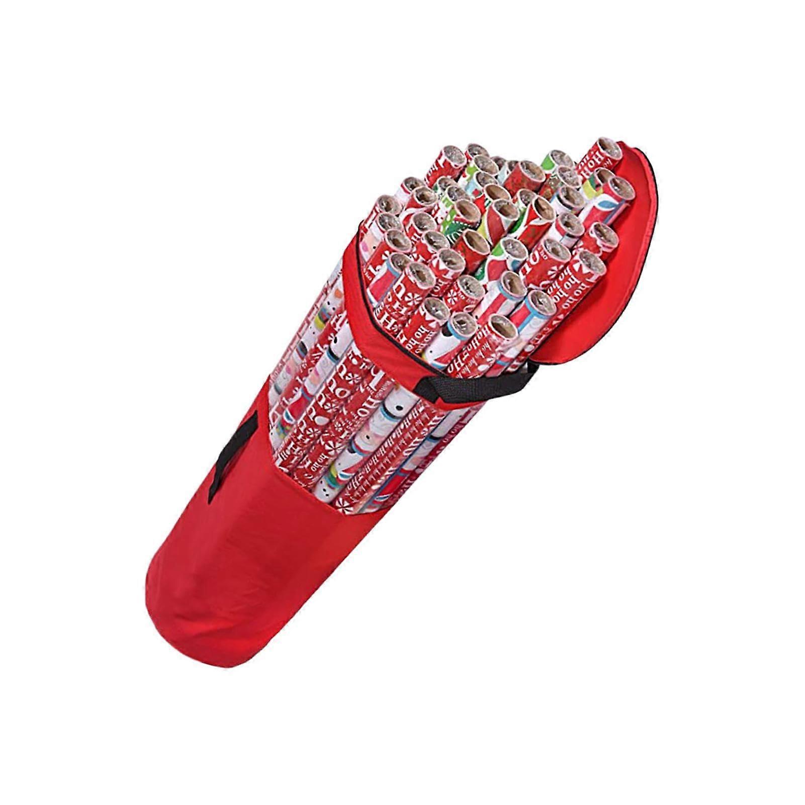 Wrapping Paper Storage, Transparent 40 Inch Gift Paper Storage Bag