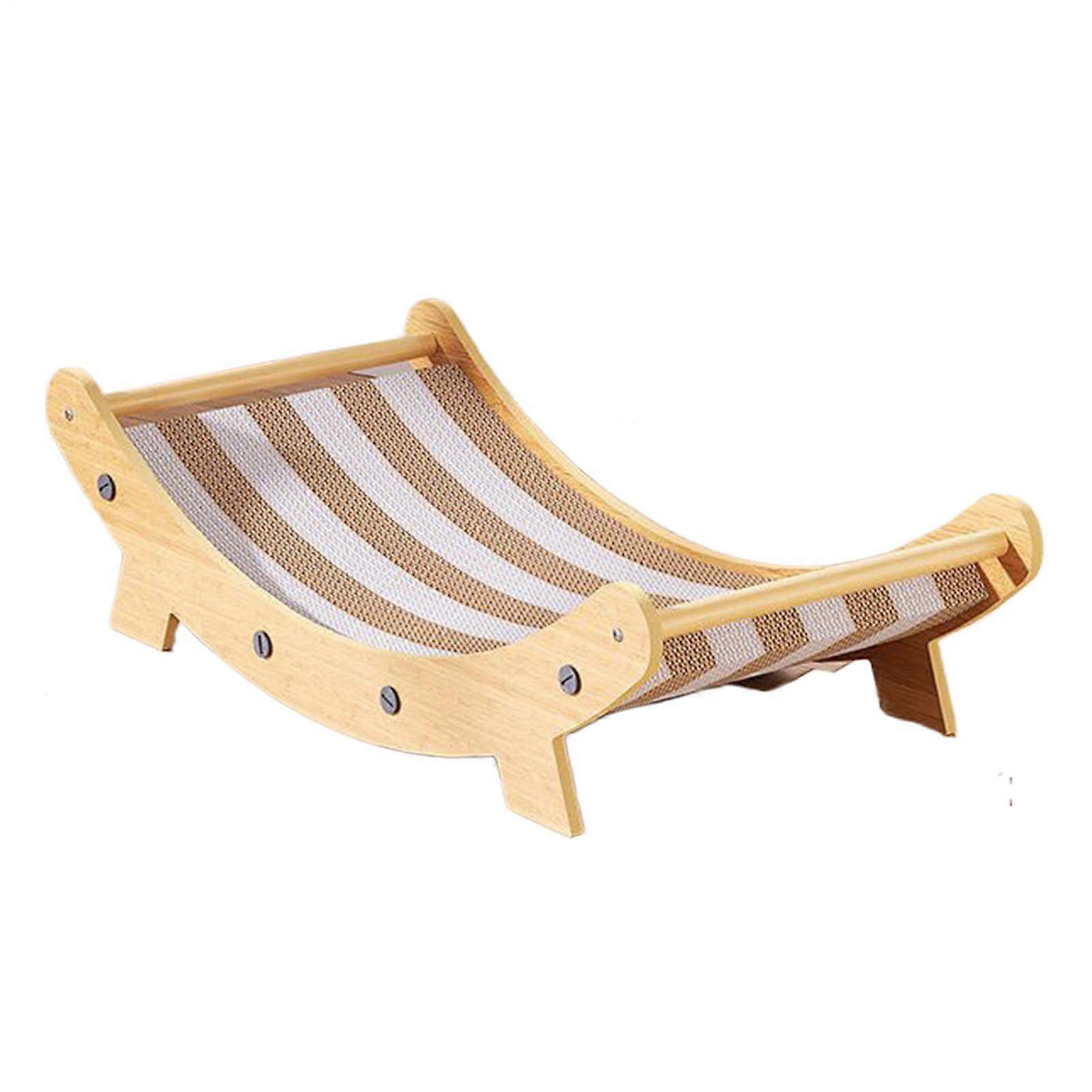 Modern Cat Lounger Scratcher 2 in 1 Cardboard Scratching Sofa for Indoor Games