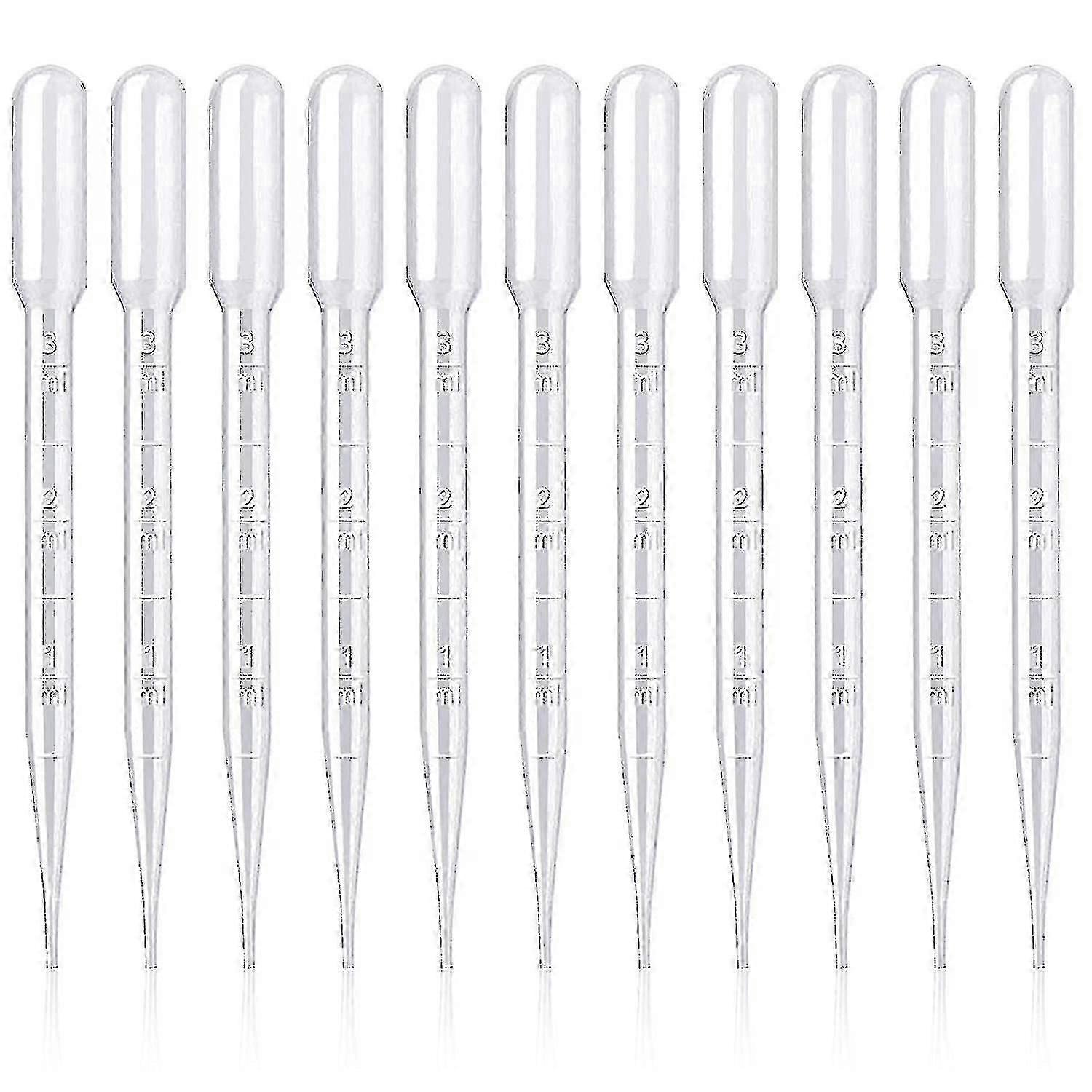 200 Stück Kunststoffpipetten 3 ml für Laborexperimente