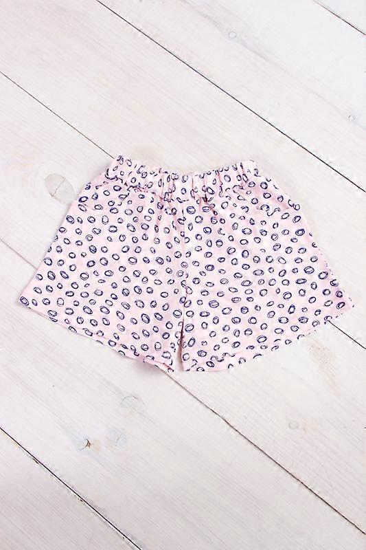 Girls' Cotton Shorts – Comfy Fit & Side Pockets, Summer,  HC 6262-002