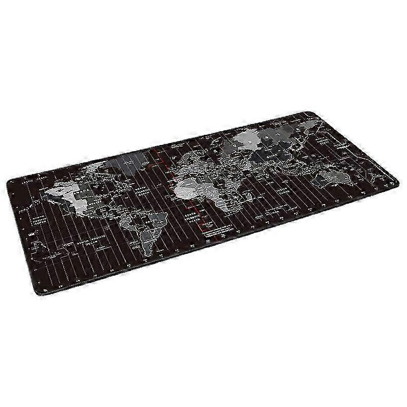 Keyboard and Mouse Pad - World Map Black Black