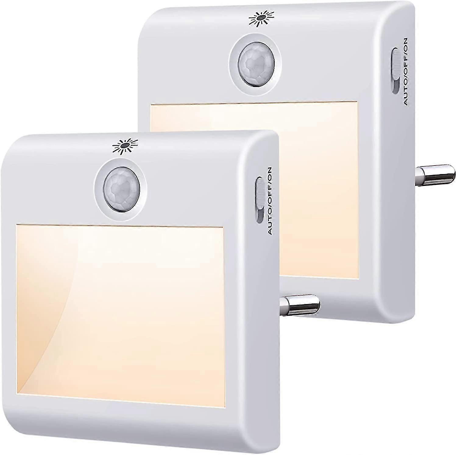 Night Light Socket With Motion Sensor,[2] Leds (on/auto/off)
