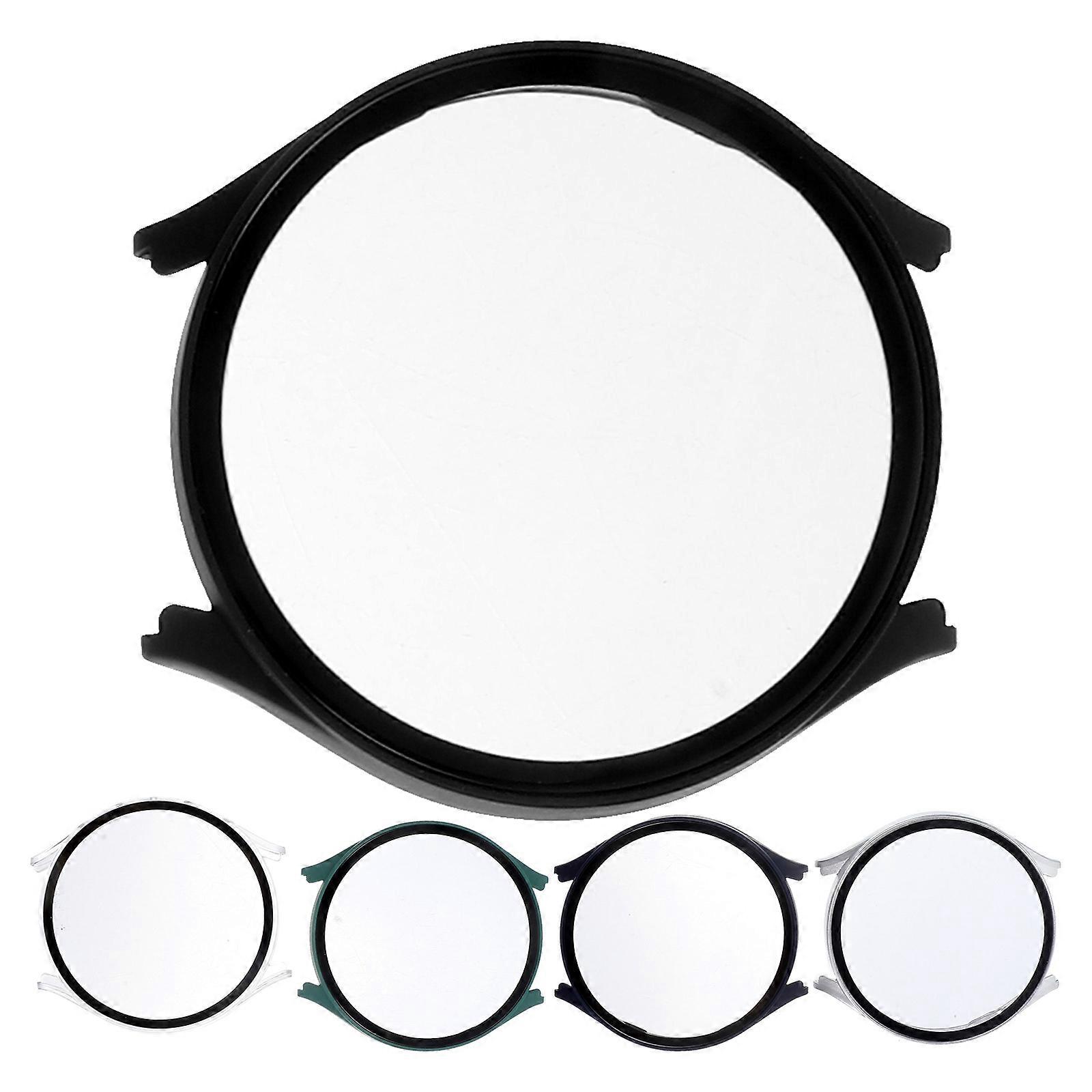 Tempered Glass Watch Screen Protector with PC Bumper Frame for 44mm Watch Perfect Protection Black