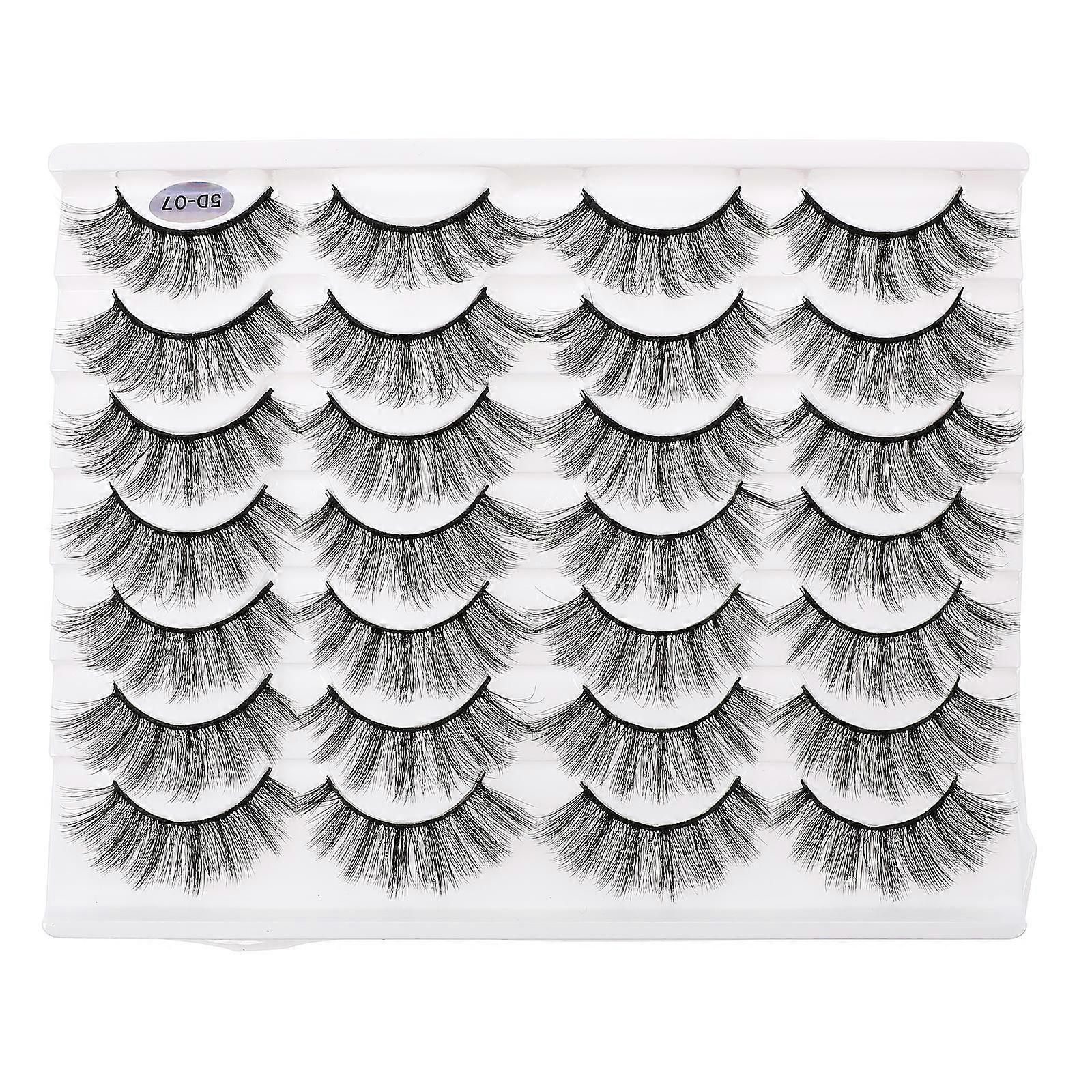 Natural Curl False Eyelashes – Manual Polished, Comfortable & Realistic Look for Daily Makeup Use, Easy to Apply for Beauty Salon or Home