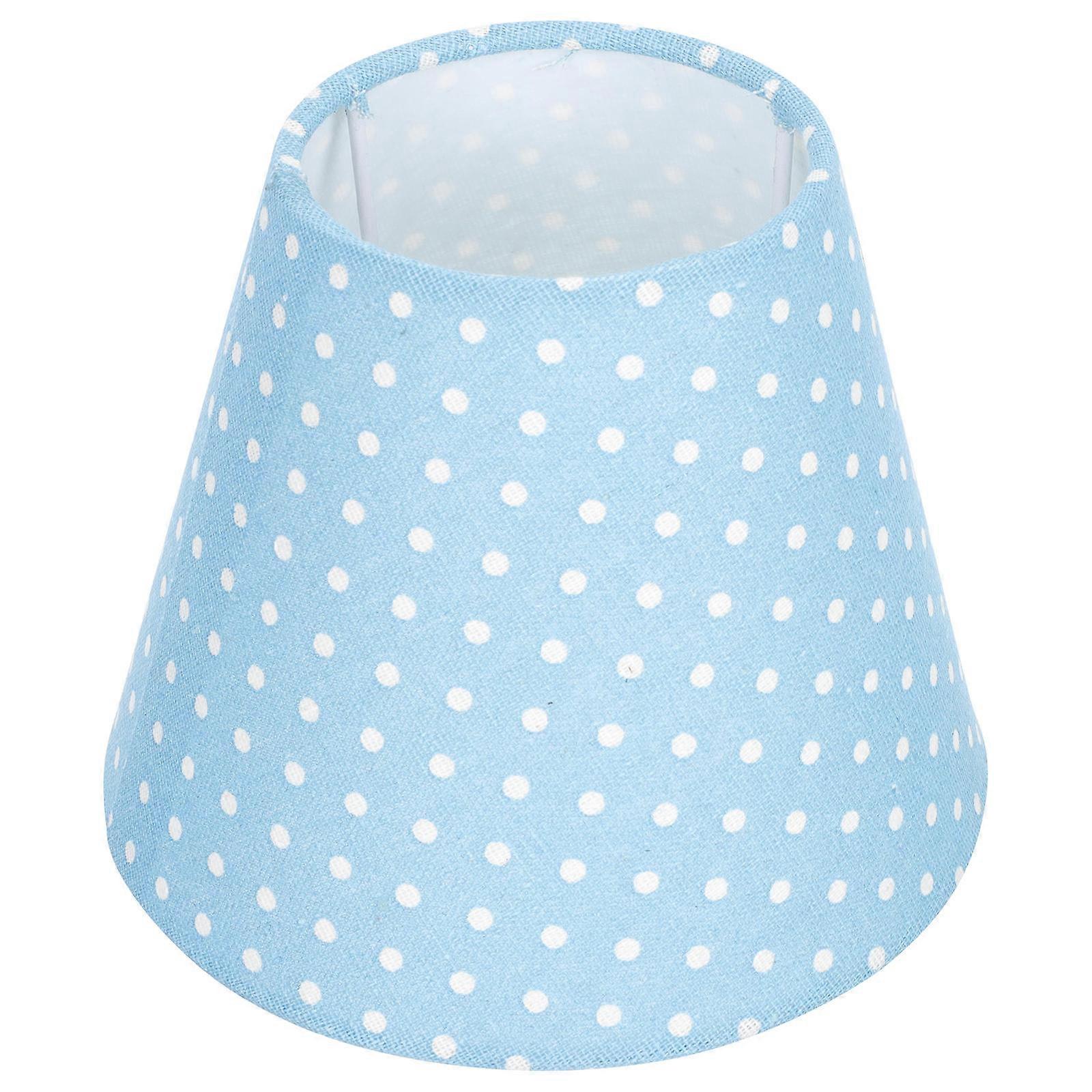 Cloth Lampshade Blue Durable Longevity Light Protector Shade for Decor