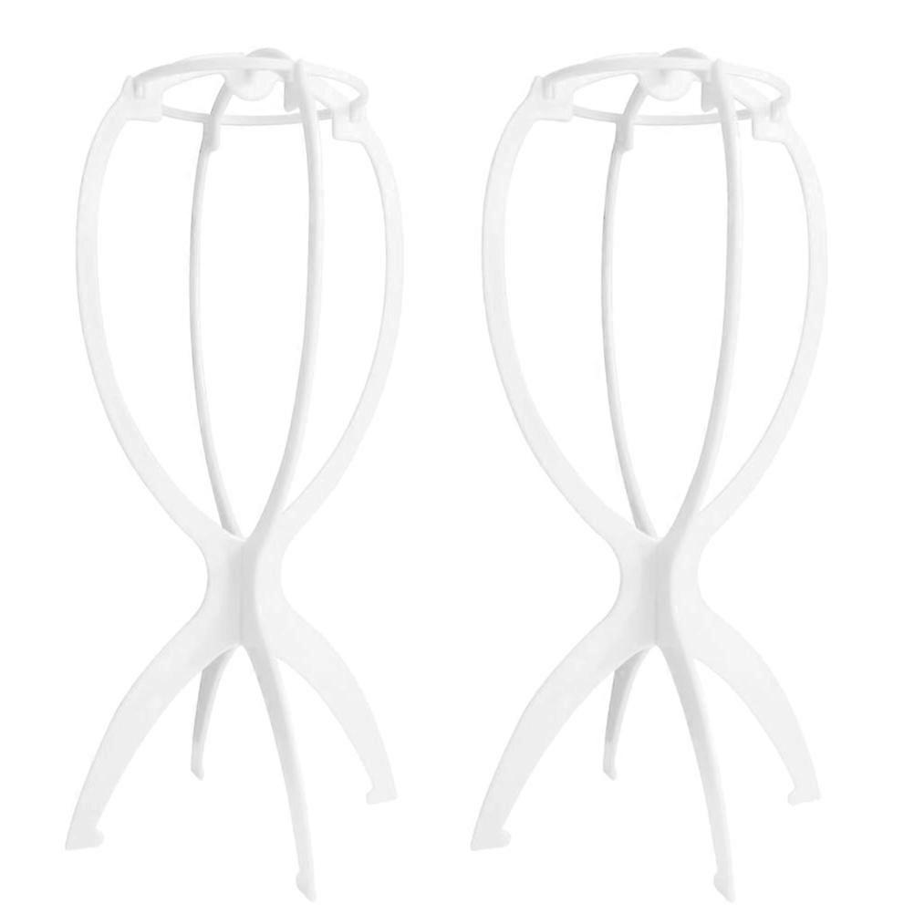 Wig Holders For Hair Care Accessories 2Set Folding Portable Racks Ideal For Home Color With Air Drying Function