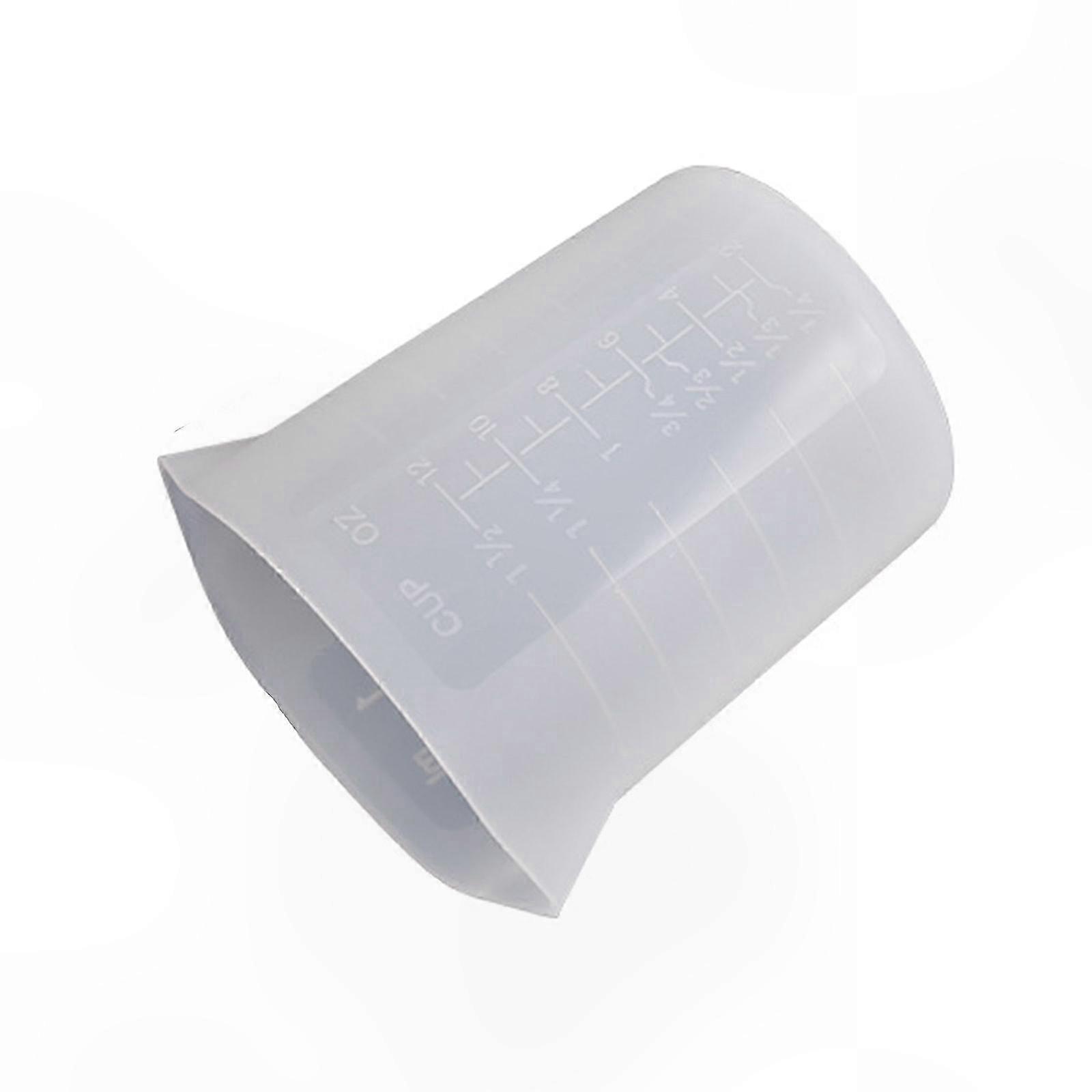 Silicone Measuring Cups for Resin Silicone Mixing Cups,Non-Stick Glue Tools with Precise Scale