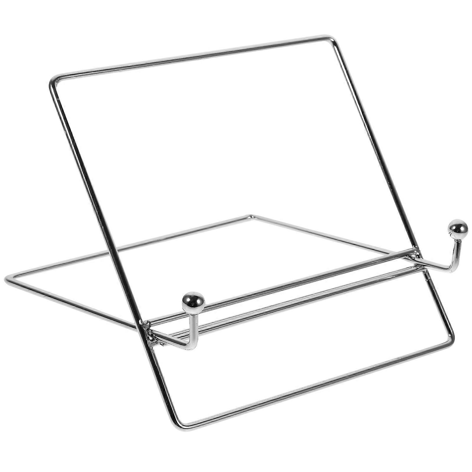 Hollow Design Laptop Riser Iron Stand For Users Of Laptops Tablets Books 1Set