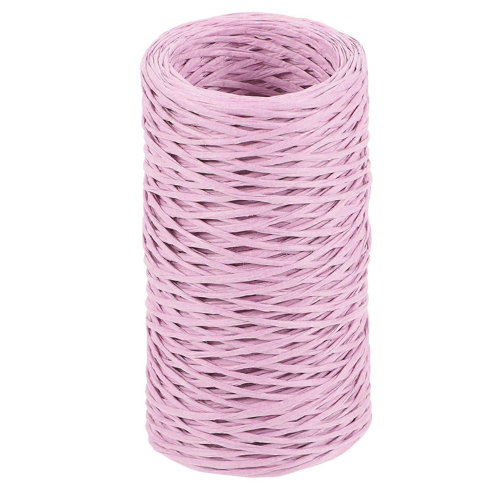 Crafting Rope Made Of Practical Iron Wire For Art Crafts And Basket Weaving 1Mm Diameter 50M Long Violet Durable 1 Roll