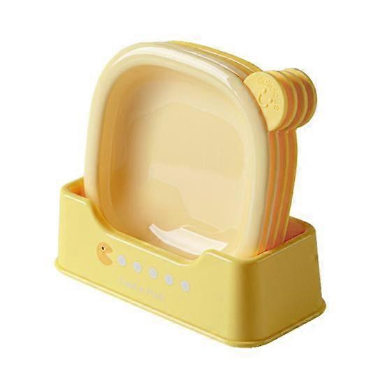 4Pcs/Set Spit Bone Dish Snack Tray Household Dining Table Garbage Plate Party Dinner Dishes Stackable Fruit Plates