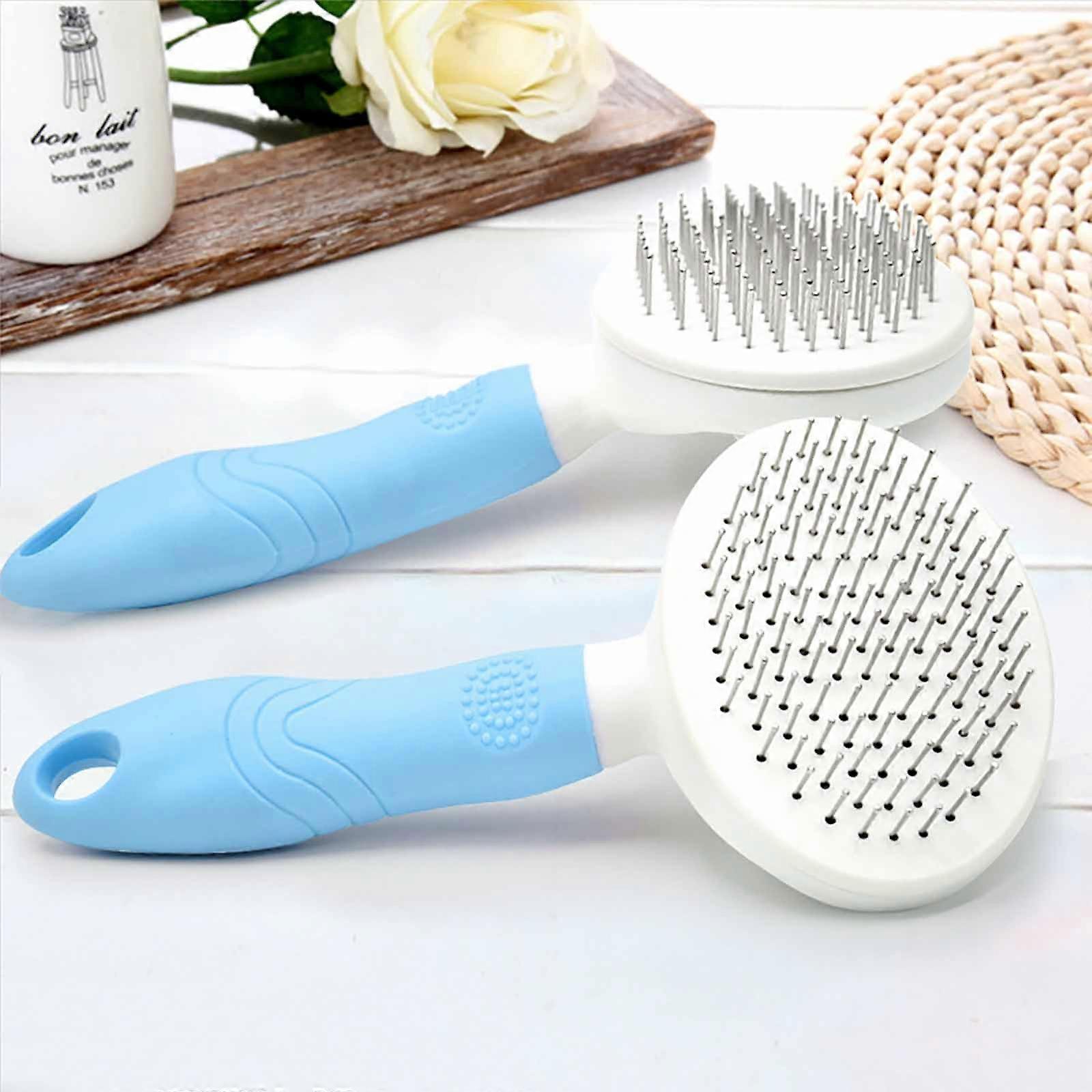 Dog Brush Dog Throwing Trimmer Comb Pet Skin Massage Brushes Excess Foundation Remover Pet Supplies
