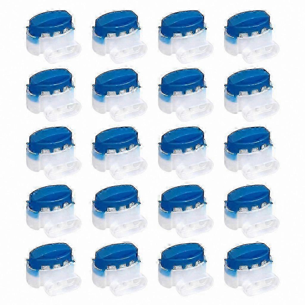 20-Pack Weatherproof Cable Connectors for Robotic Mowers Easy Installation