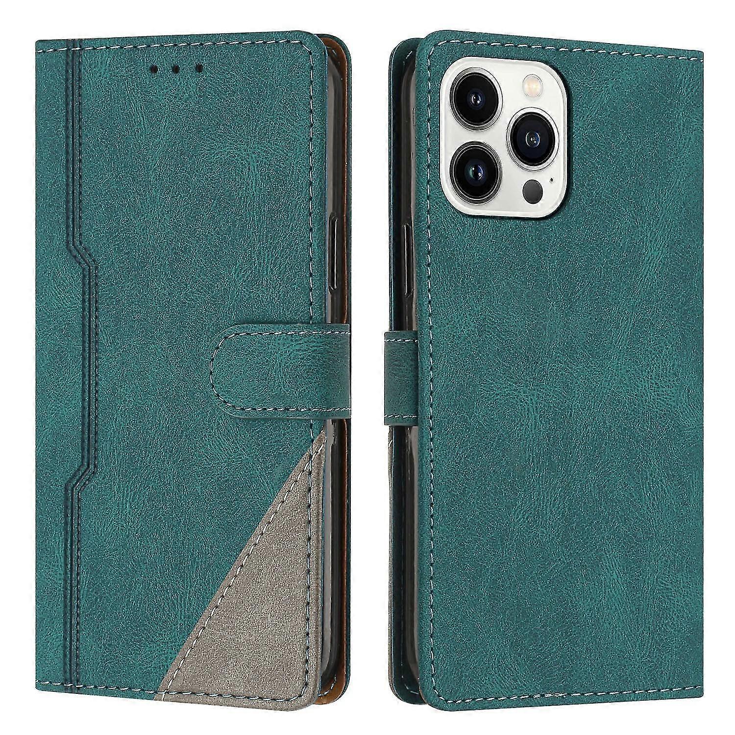 Leather Magnetic Clasp Case with Flip Wallet Stand Function Cover f
