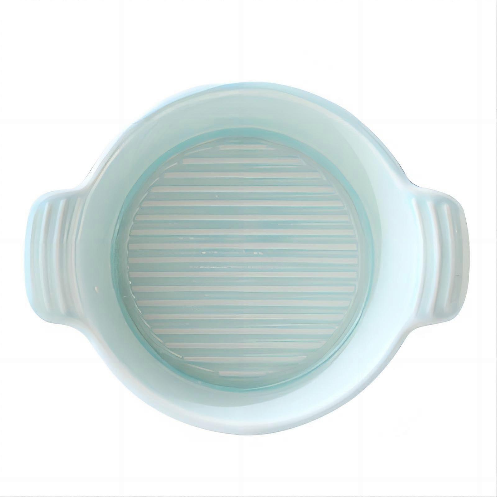 Noodle Soup Bowls Set of 2, Ramen Bowls with Double Handles, Green Pasta and Salad Serving Bowls, One Size