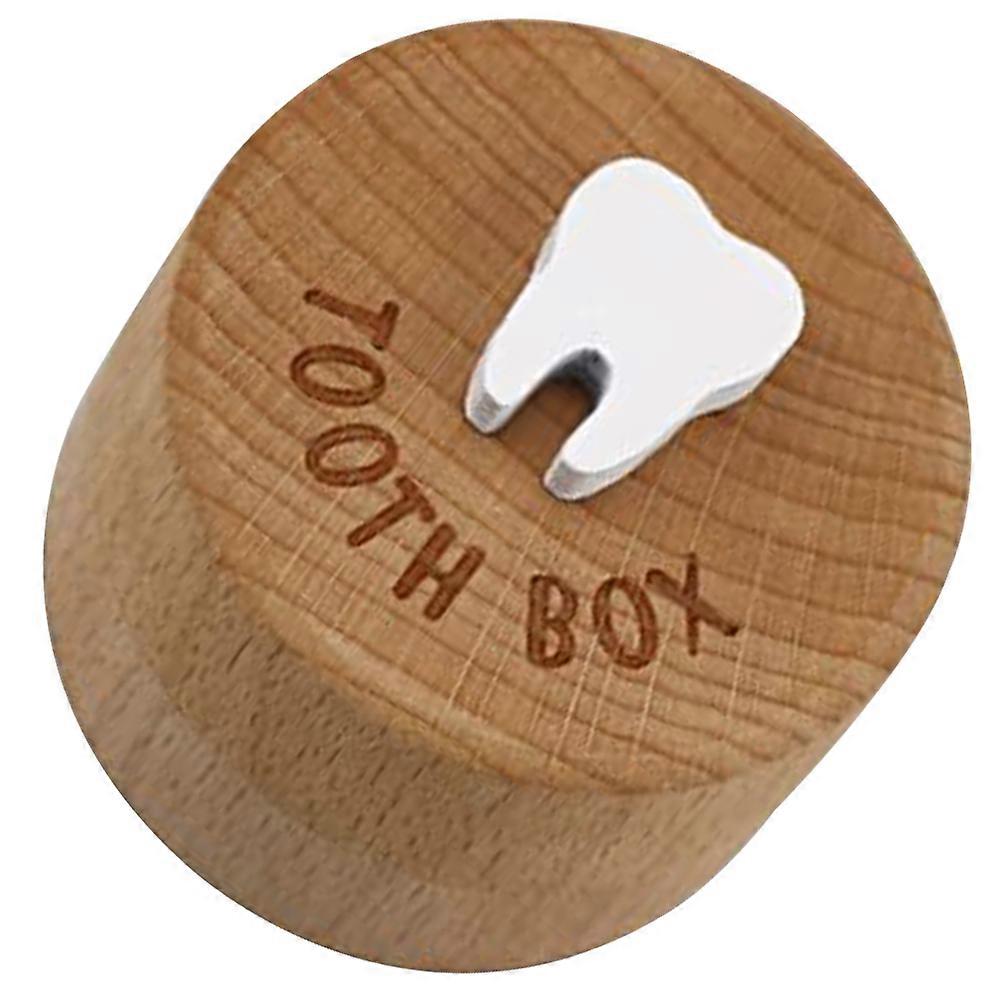 Adorable Keepsake Box for Teeth and Fetal Hair Storage – Wooden Memory Preservation Container