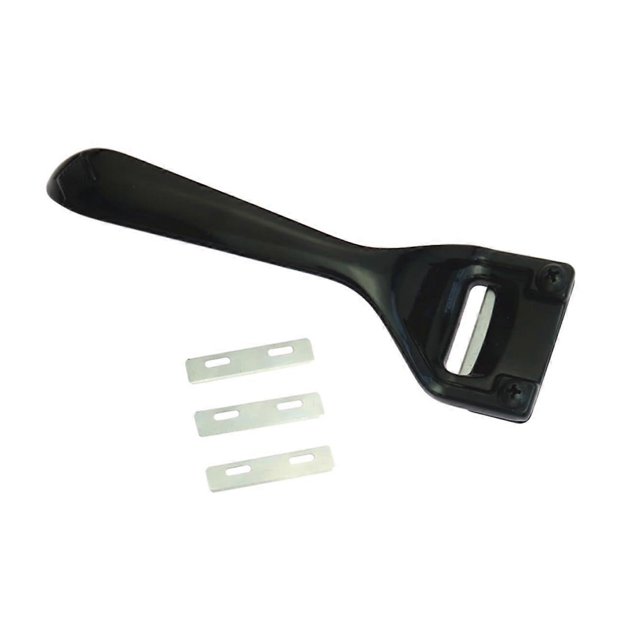 Professional Leather American Style Black Skiving Tool for Precise Trimming in Leather Crafting and Sculpture, Ergonomic Design Prevents Deep Cutting