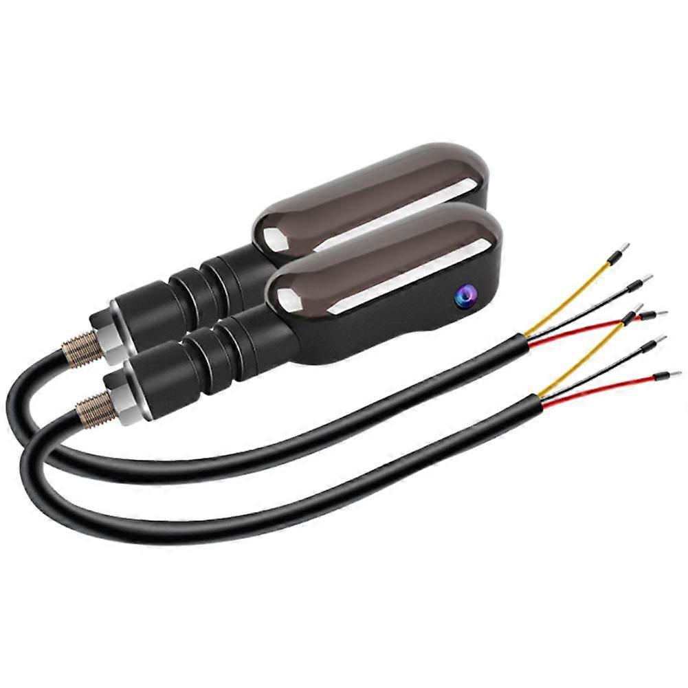 איתות הקרנה לאופנוע בהירות גבוהה LED אפקט אווירה קסומה אור אזהרת פנייה התקנה קלה עמיד למים עמיד בזעזועים