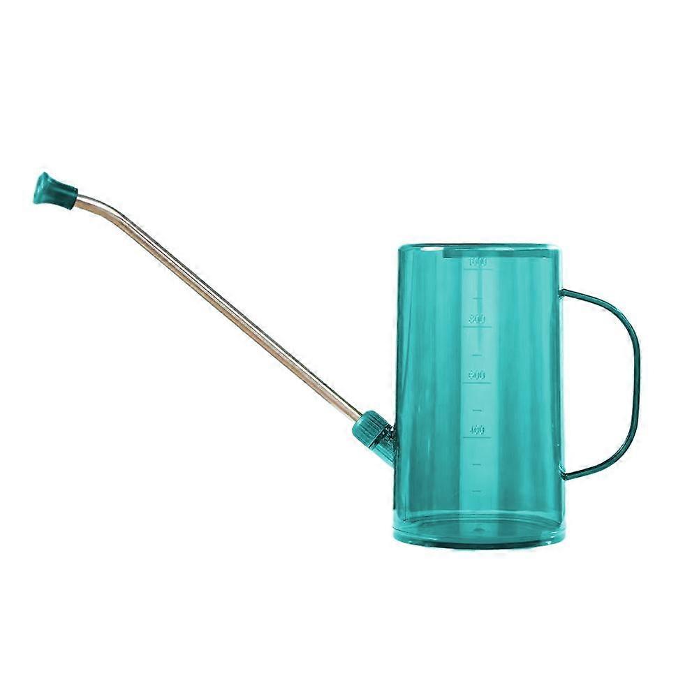 Long Spout Watering Can 1L Indoor Plant Waterer Ergonomic Handle Precise Pouring Gardening Tool Grey Green Blue