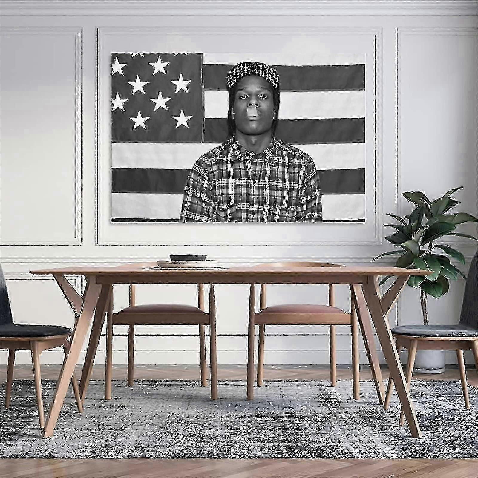 2025 A-AP Rocky ASAP American Flag Rap Rapper Motivational ...
