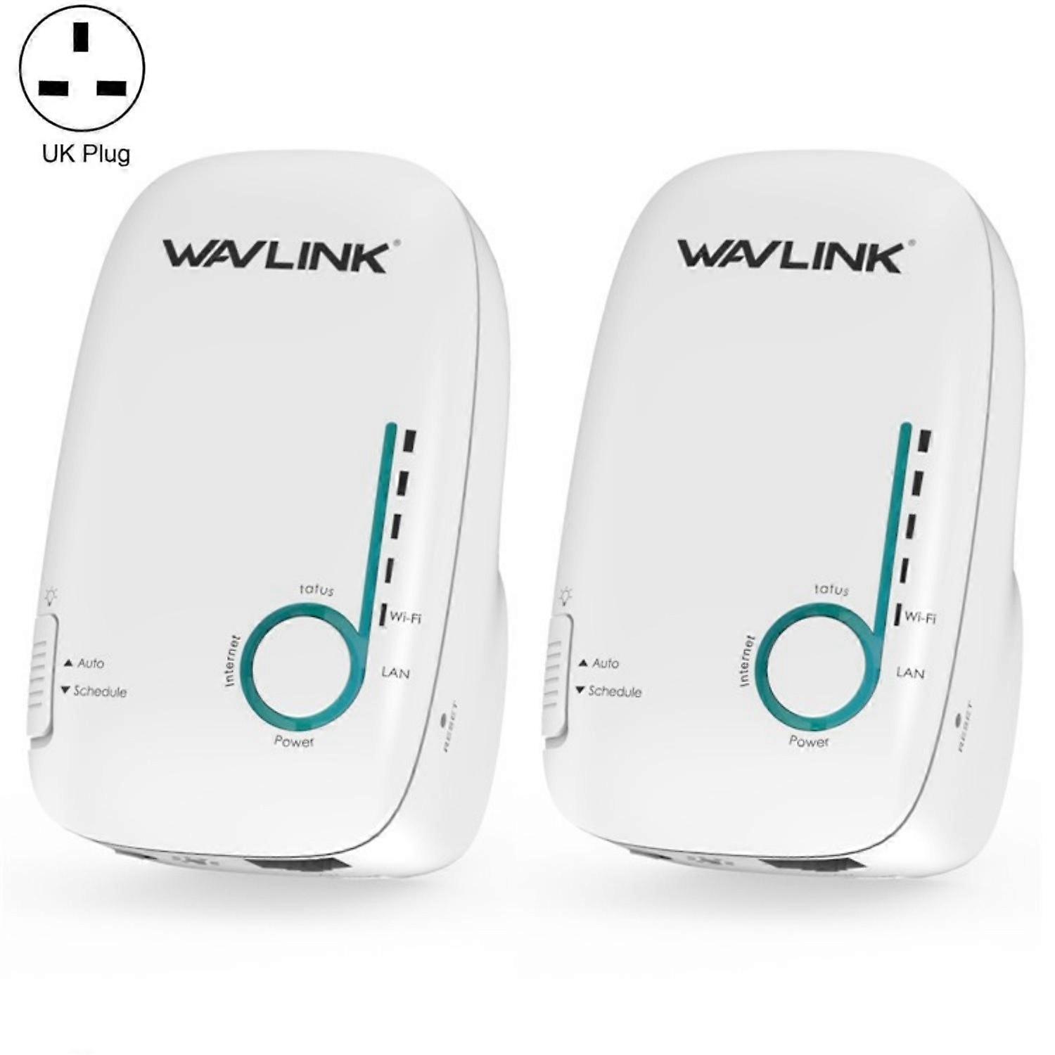 2PCS Weiß AC1200 Dualband Wireless Repeater UK Stecker