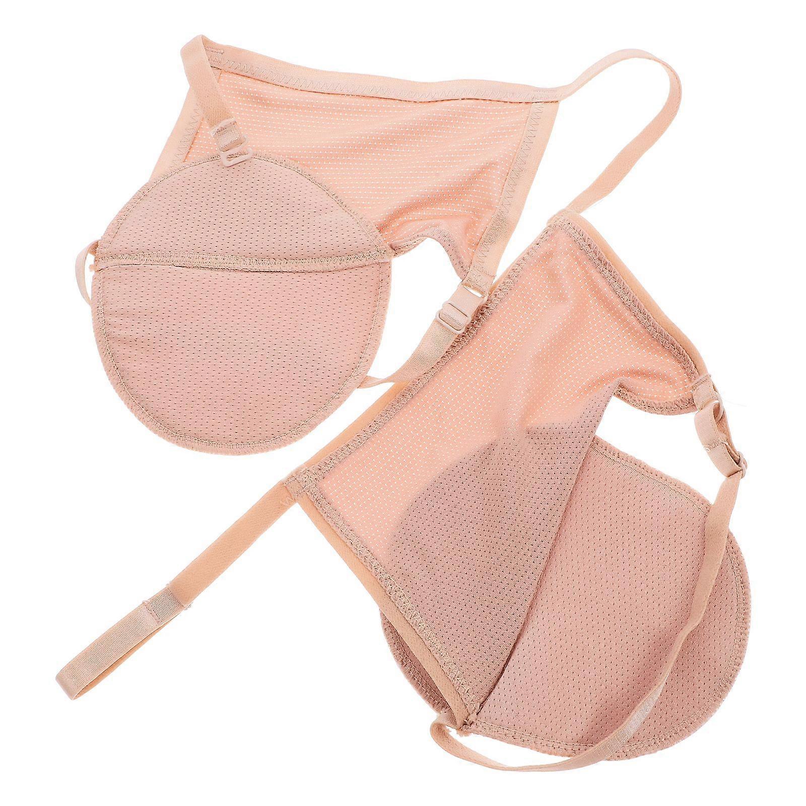 1pc Sweat Absorbent Pad Rewashable Invisible Armpit Underarm Pads for Summer Sports Running