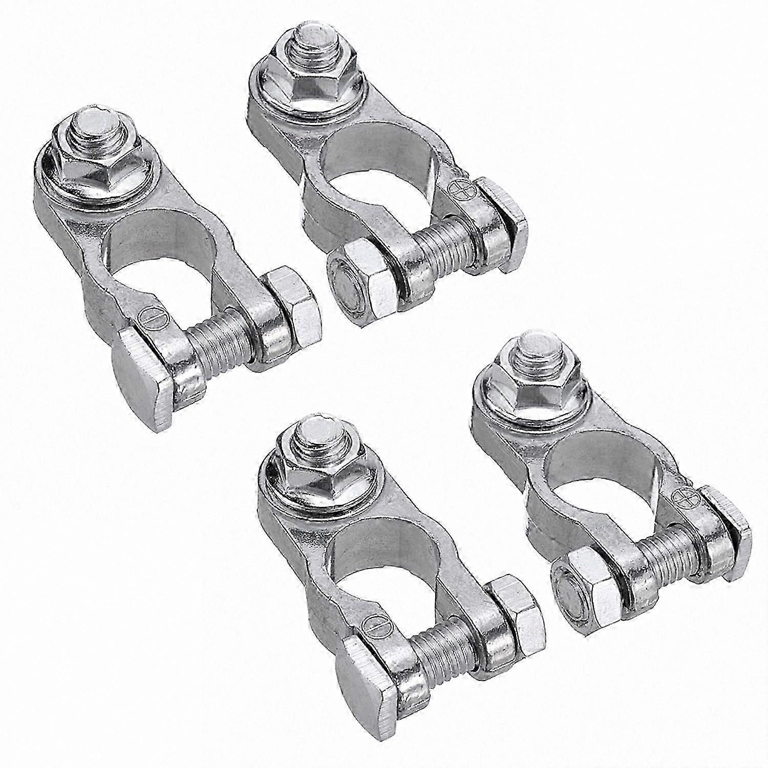 Battery Terminal Connectors for Car 12/24/60V, Positive and Negative Electric Isolator with Pairs of Terminal Adapters