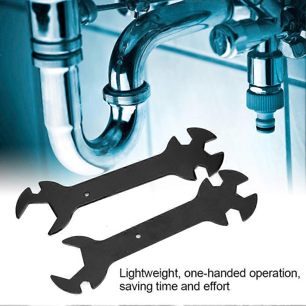 2pcs Black Alloy Multifunction Wrench Spanner 3D Printer Tool