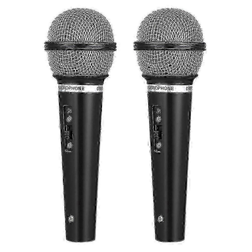 2 Pcs Pretend Play Cordless Handheld Microphone Toy