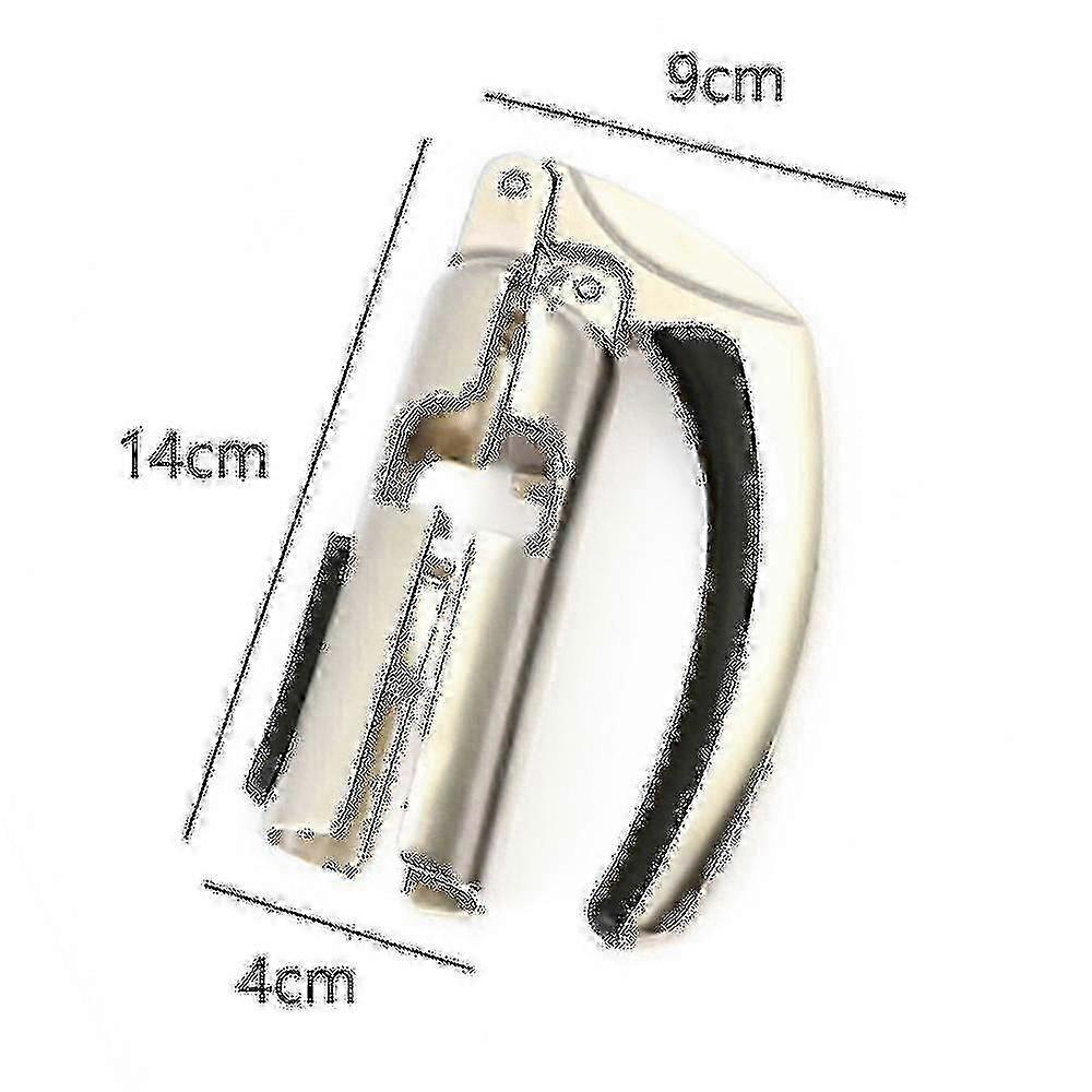 Champagne Bottle Opener & Corkscrew for Sparkling Wine, Bar, and Jar Use