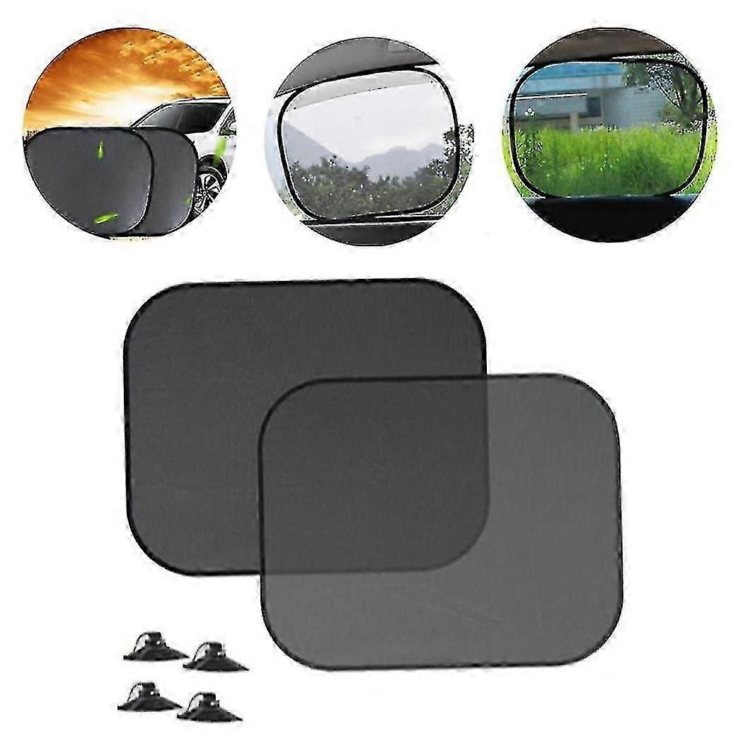 Car Mesh Side Shields Interior Suction Cup Sun Shield Summer Heat Shield Sun Shield Side Window Sun Shield