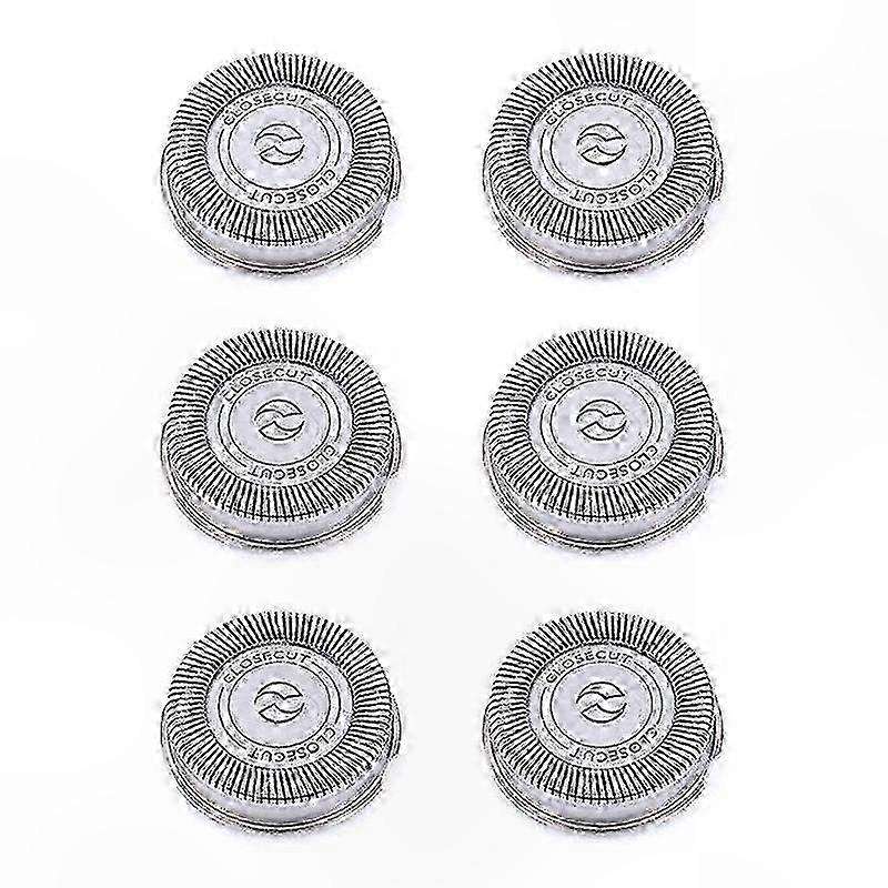 Replacement Shaver Heads for Series 3000, 2000, 1000 - 6 Pack Sharp Blades