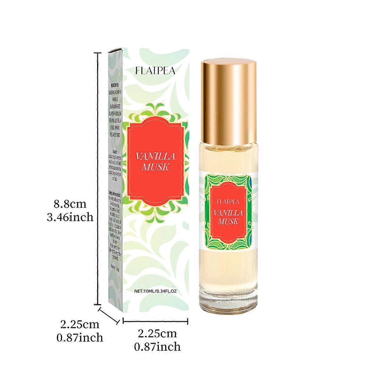 Amber Perfume Oil Roll-On - Alcohol Free Perfumes for Women and Men by Nemat Fragrances 10 ml / 0.33 fl Oz