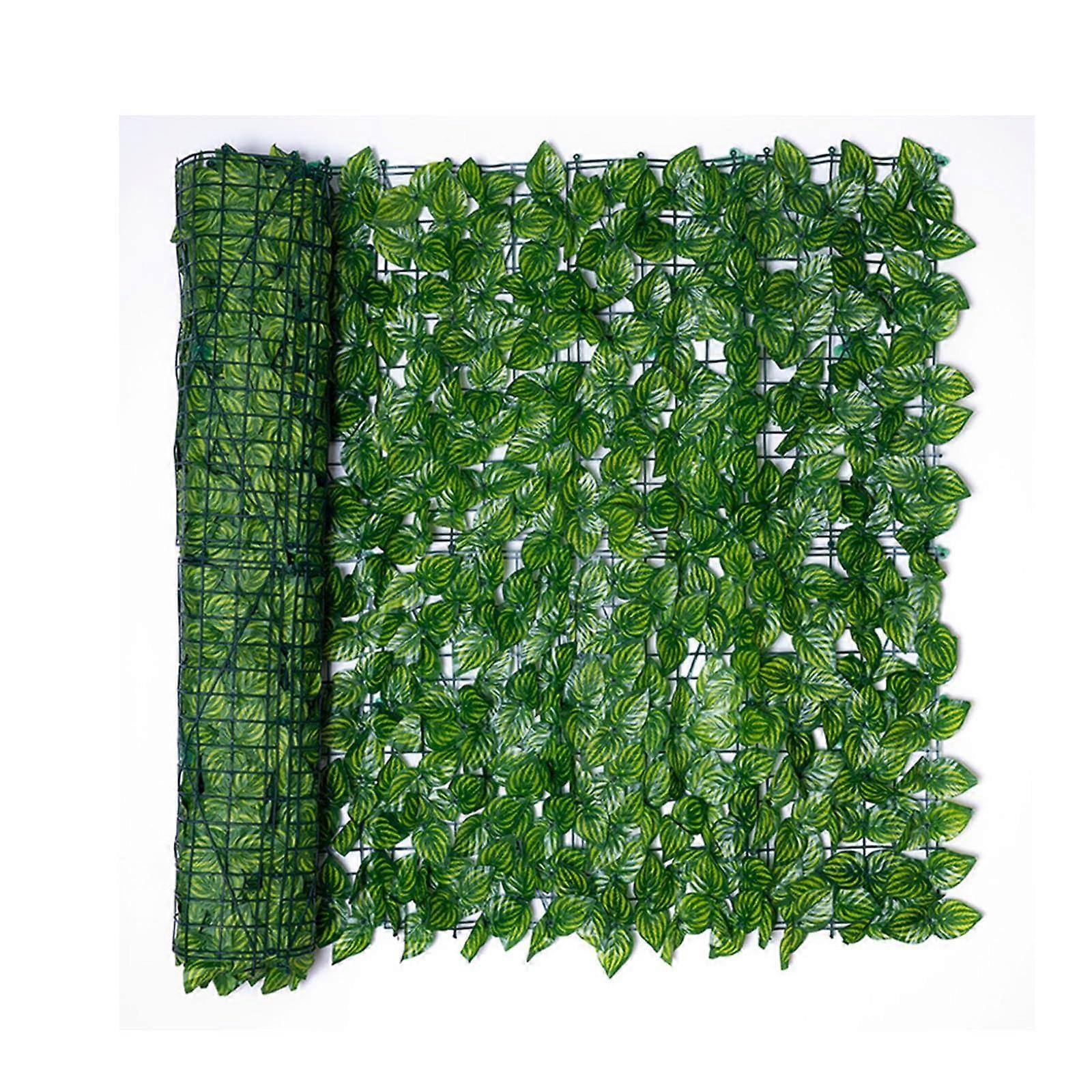 Artificial Hedge Fence Privacy Screen With Fake Ivy Vines, Outdoor Privacy Screen, Garden Decor 0.5 x 1 m