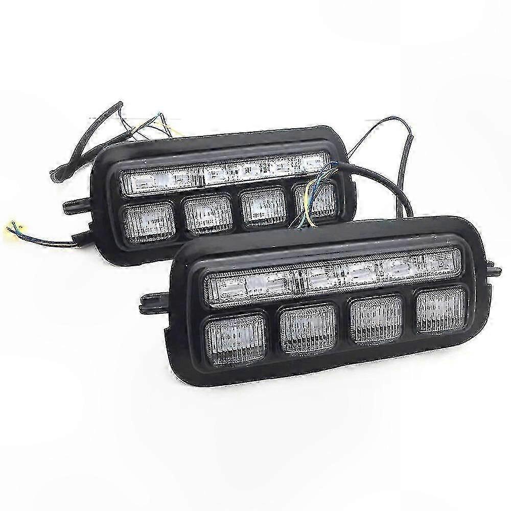 LED DRLs with Amber Turn Signals for 4x4 Urban Vehicles & Accessories Compatible with 1995+ Models