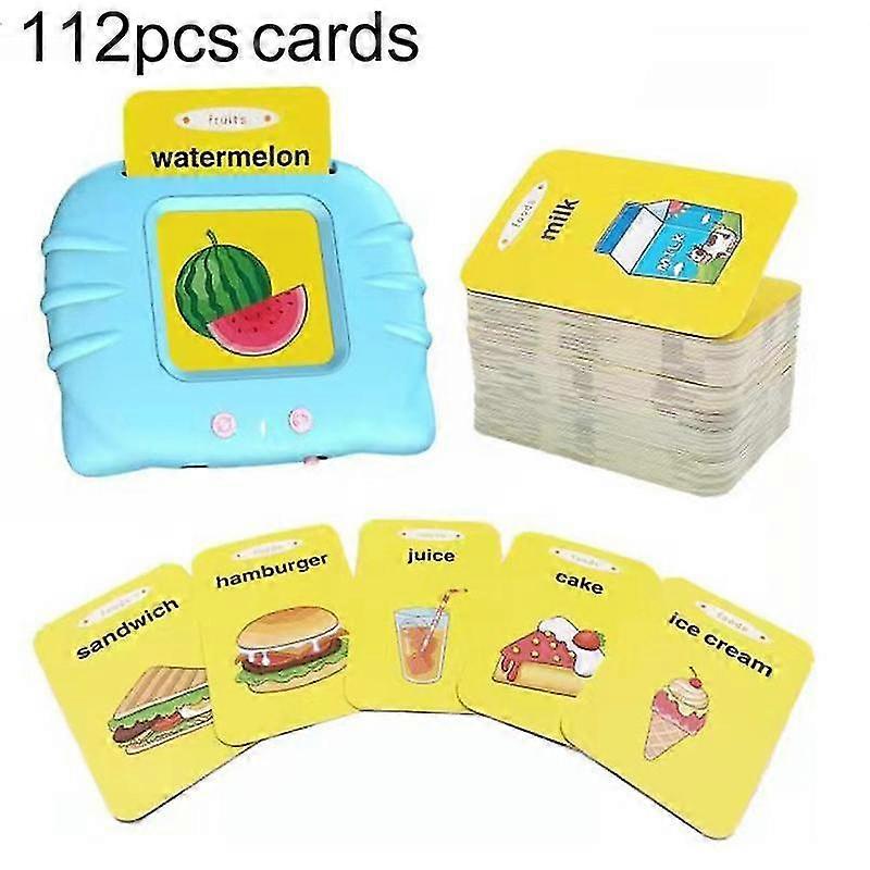Early Education Flash Cards Reader Machine for Toddlers Kids ble L...
