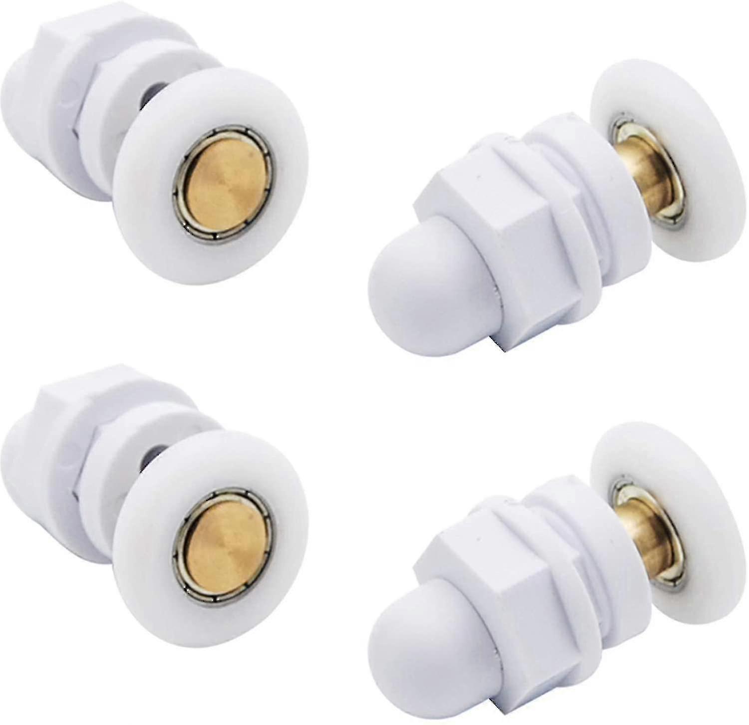 Duschtür Schieberollen, langlebig wasserdicht rostfrei (4er-Pack)