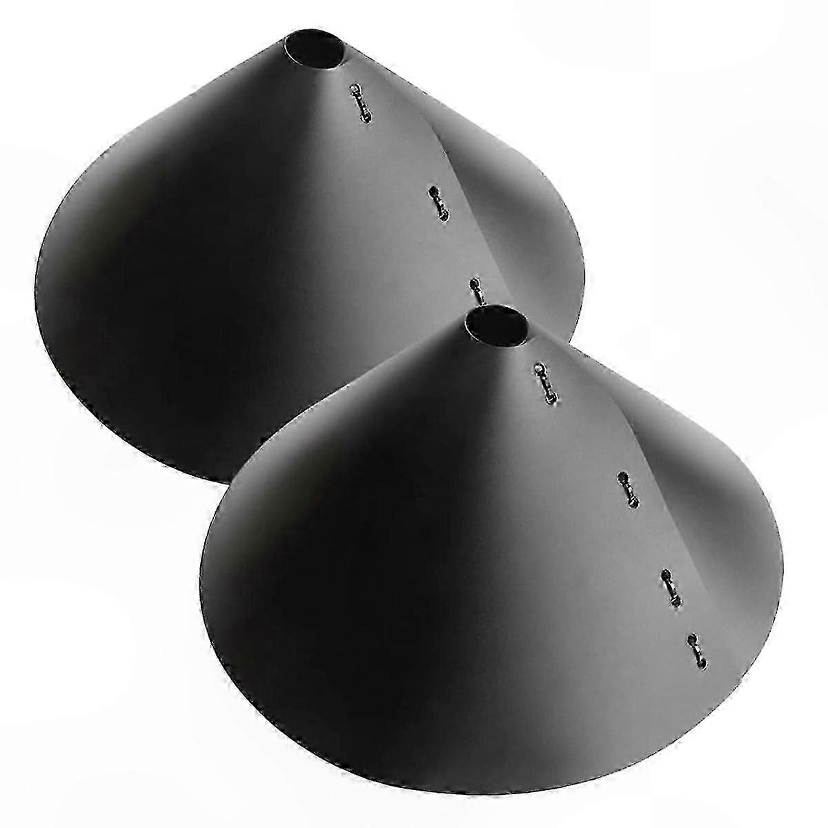 18-Inch Wrap-Around Squirrel Baffle, 2-Pack for Outdoor Bird Feeder and Pole Protection