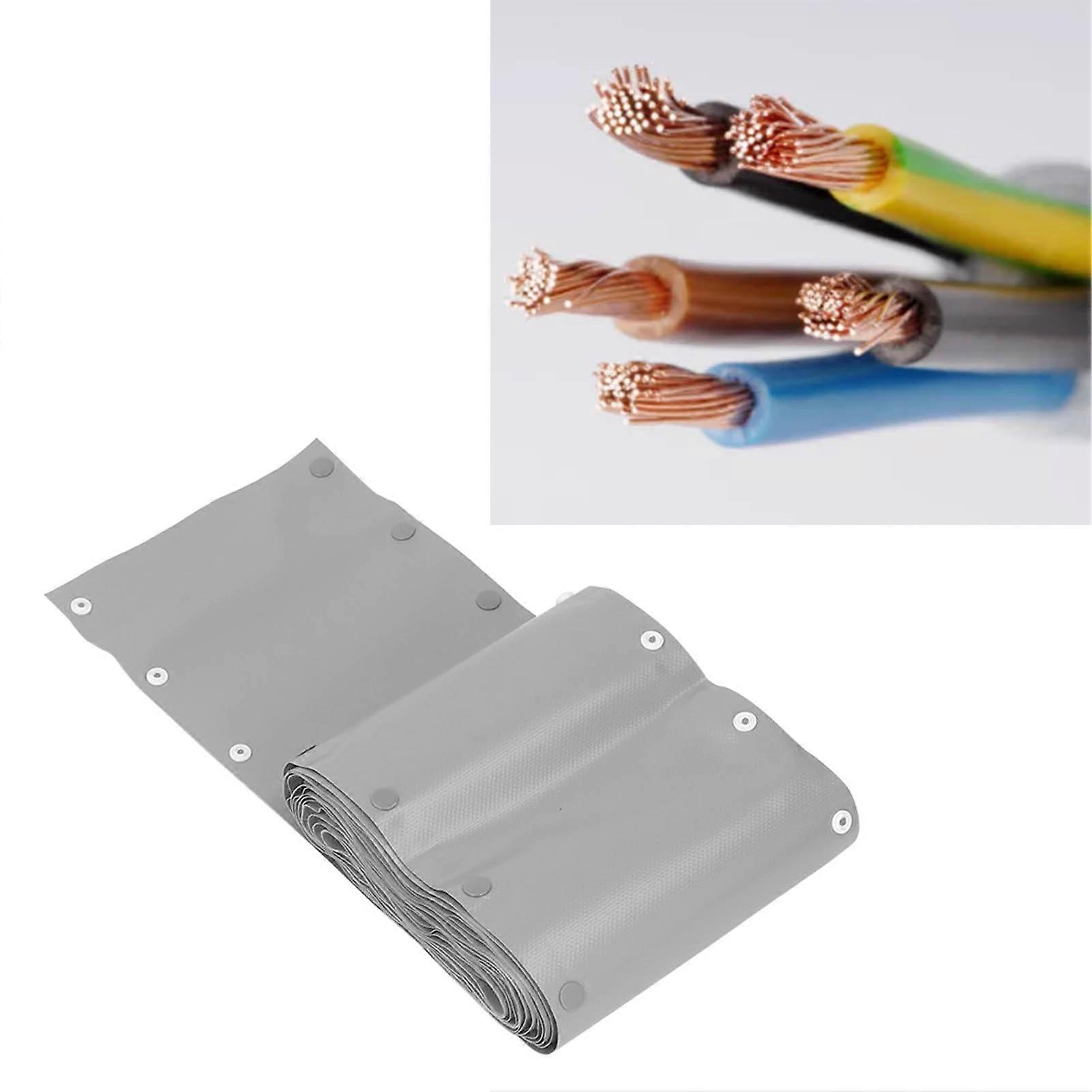 Cord Protector Flexible Cable Sleeve 15M PVC Wire Guard 44mm Diameter