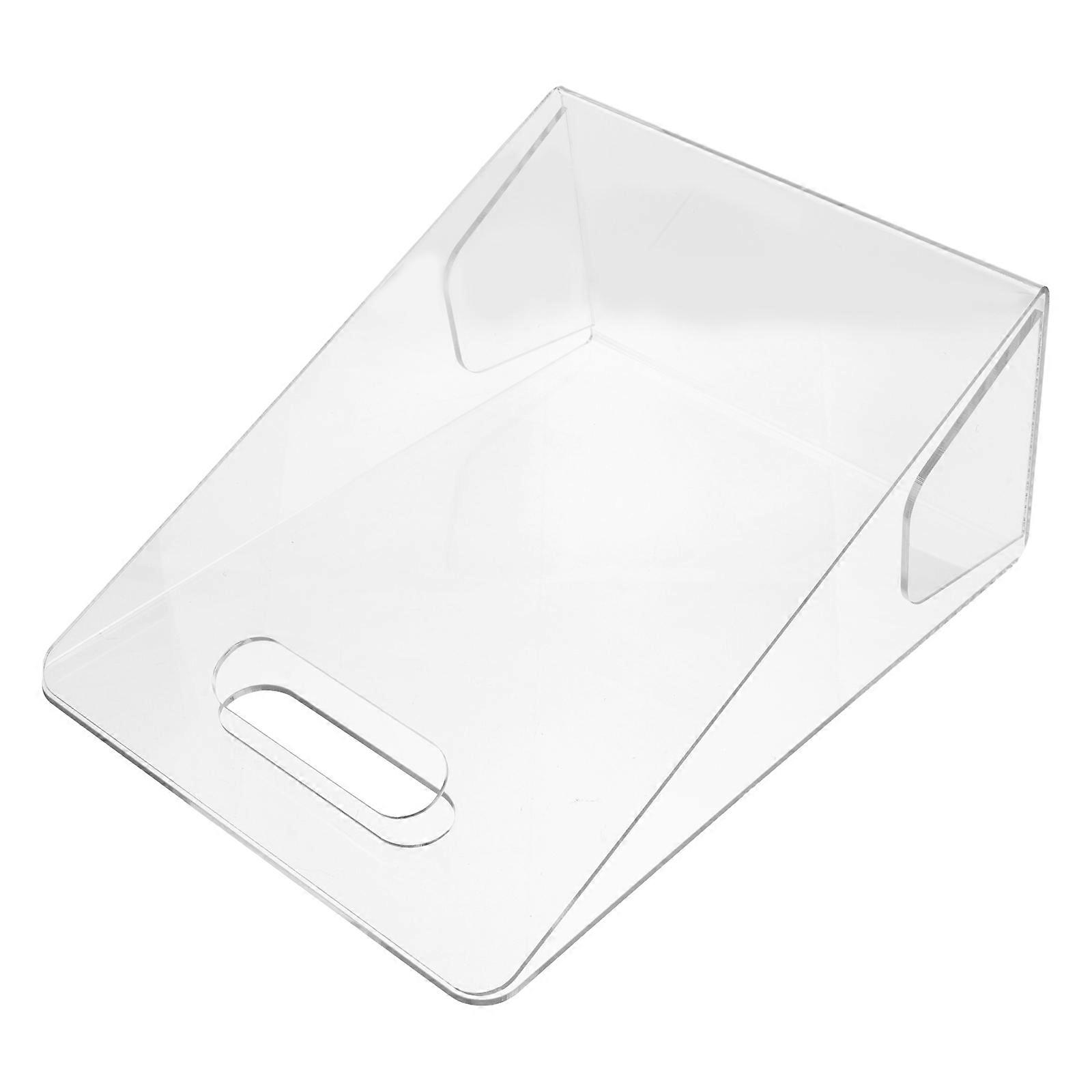 Transparent Acrylic Flower Hand Held Box Portable Vase for Floral Arrangements Suitable for Home and Office Centerpiece Decor