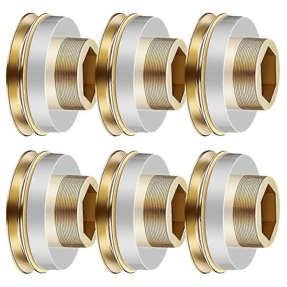Faucet Repair Kit with Durable Copper and Silicone Sealing Gaskets for LeakFree Experience 6pcs