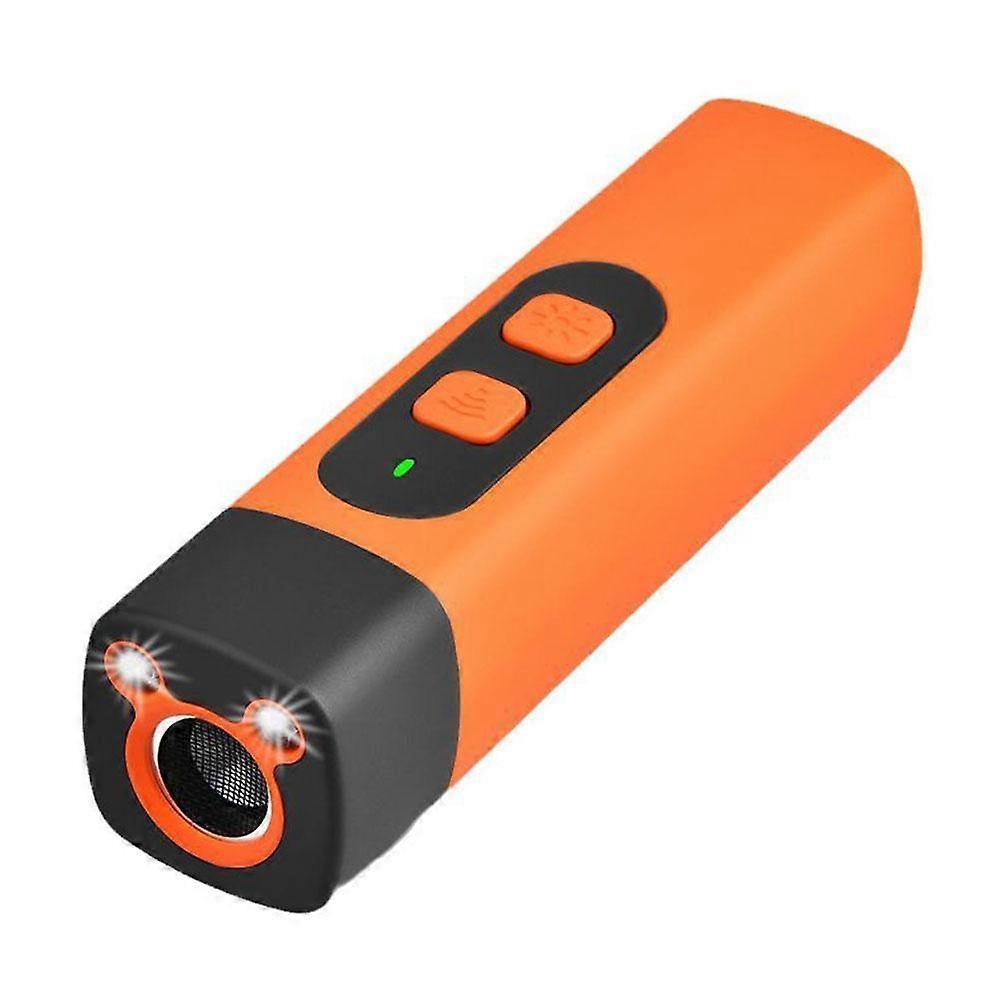 Cujmh Ultrasonic Dog Repeller, Portable Outdoor Training Device with Flashlight and Sound Deterrent