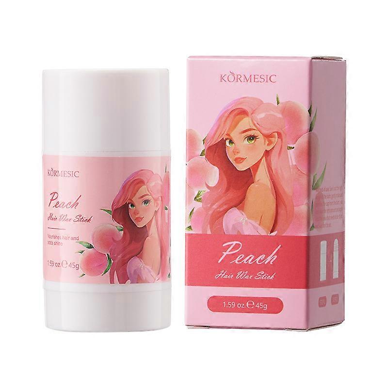 Fruit Scented Hair Wax Stick, A Swipe To Style, Smoothing Flyaways and Frizz, Providing Lasting Hold and Fragrance