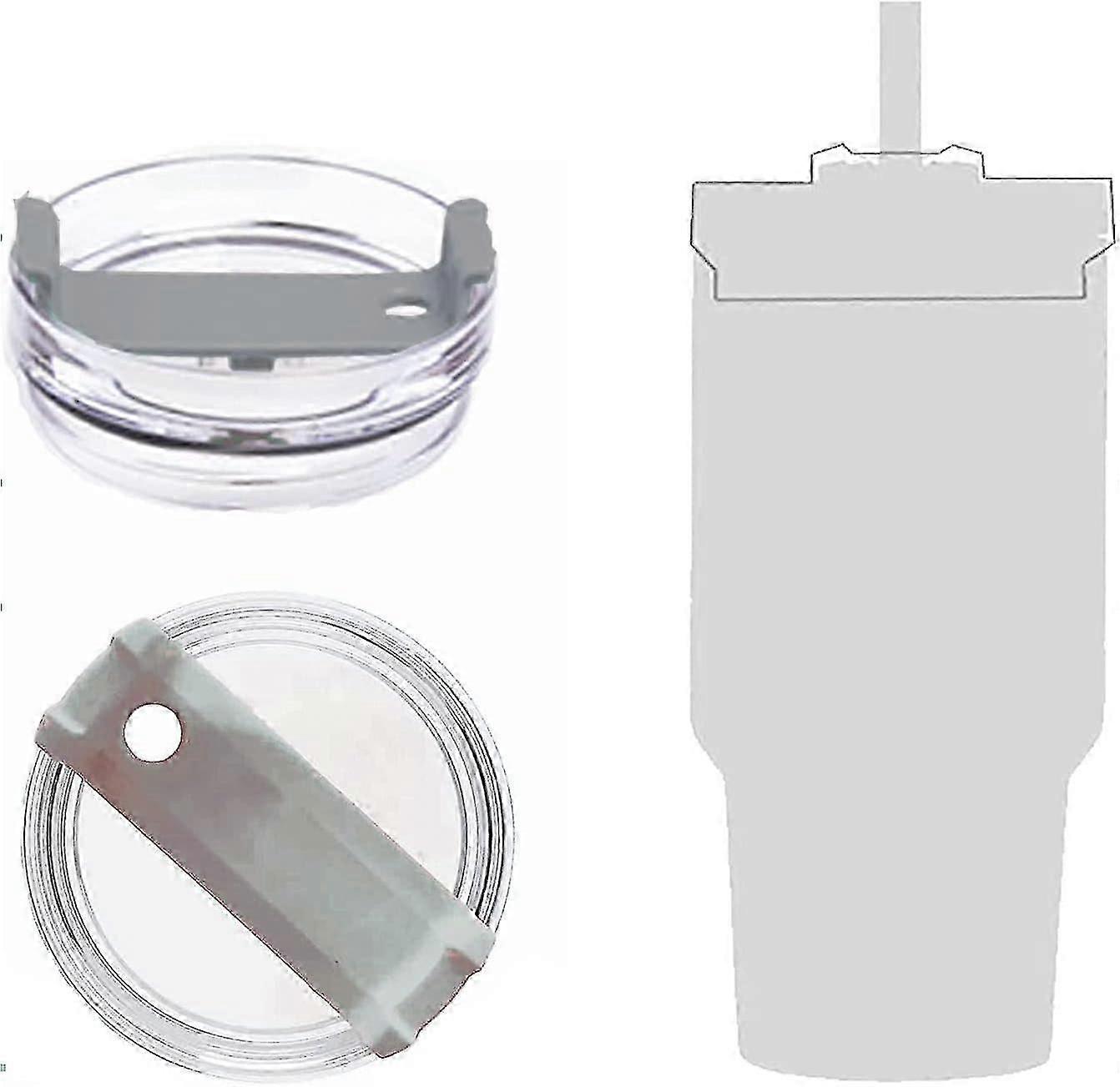 2szt 40 uncji Tumbler Pokrywa kompatybilny Stanley, odporny na zalanie odporny na zachlapanie pokrowce na kubki do Stanley i więcej kubków do kawy