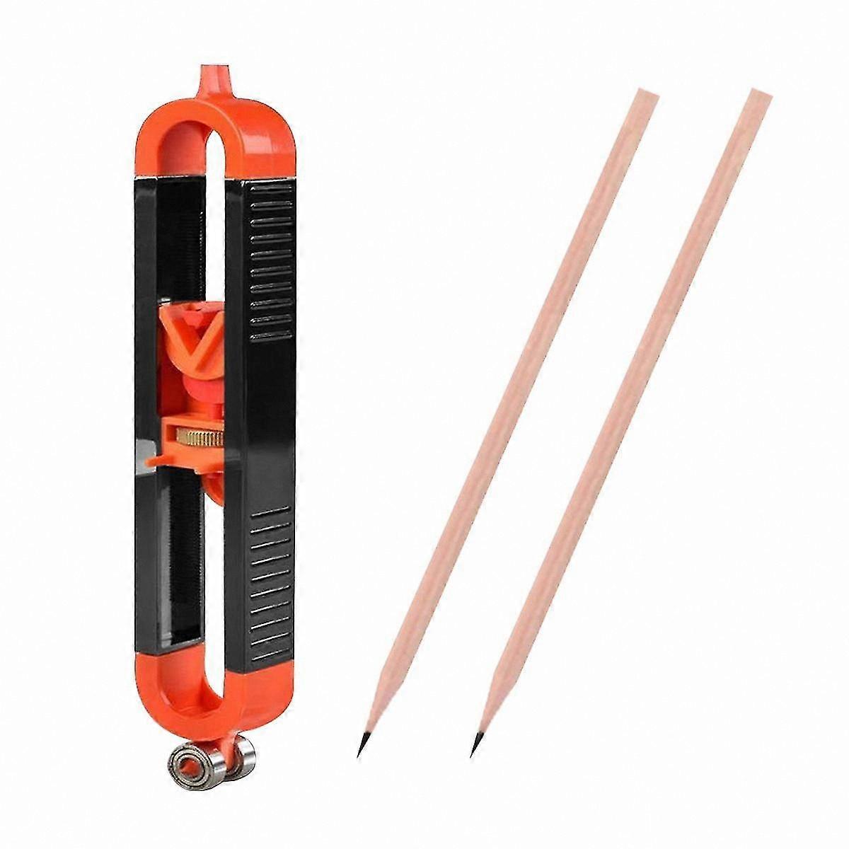 Profile Tracing Ruler with Pen for Accurate Measurements and Drawing