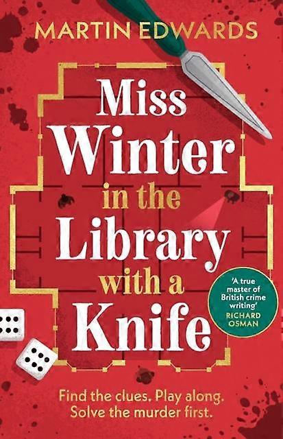 Miss Winter In The Library With A Knife by Martin Edwards Hardback Book