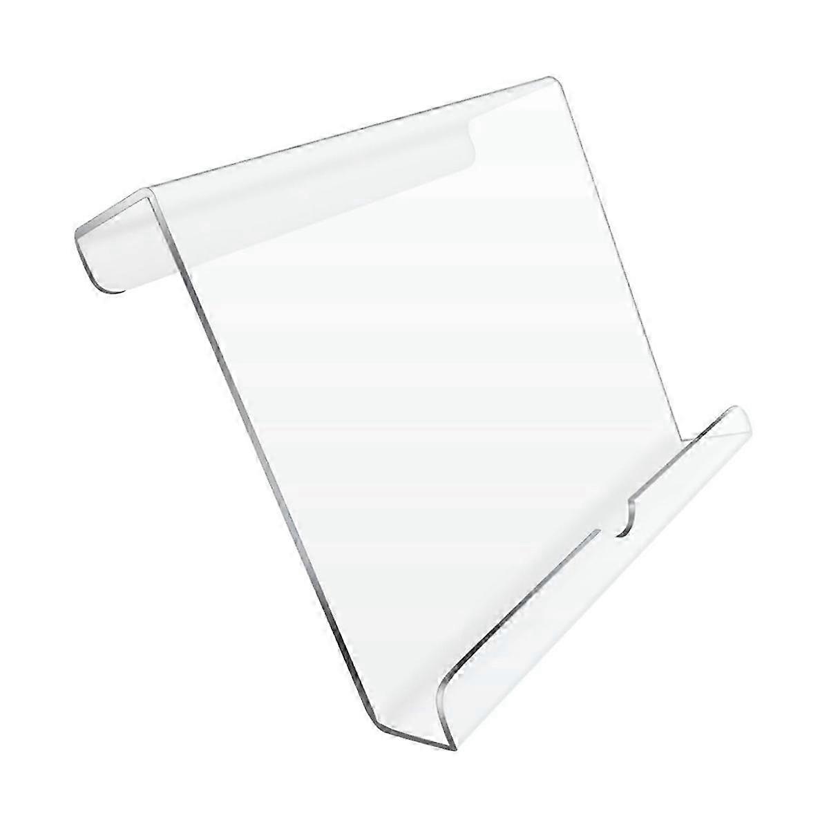 Portable Acrylic Treadmill Tablet Holder with Magazine Rack for Displaying While Running or Reading