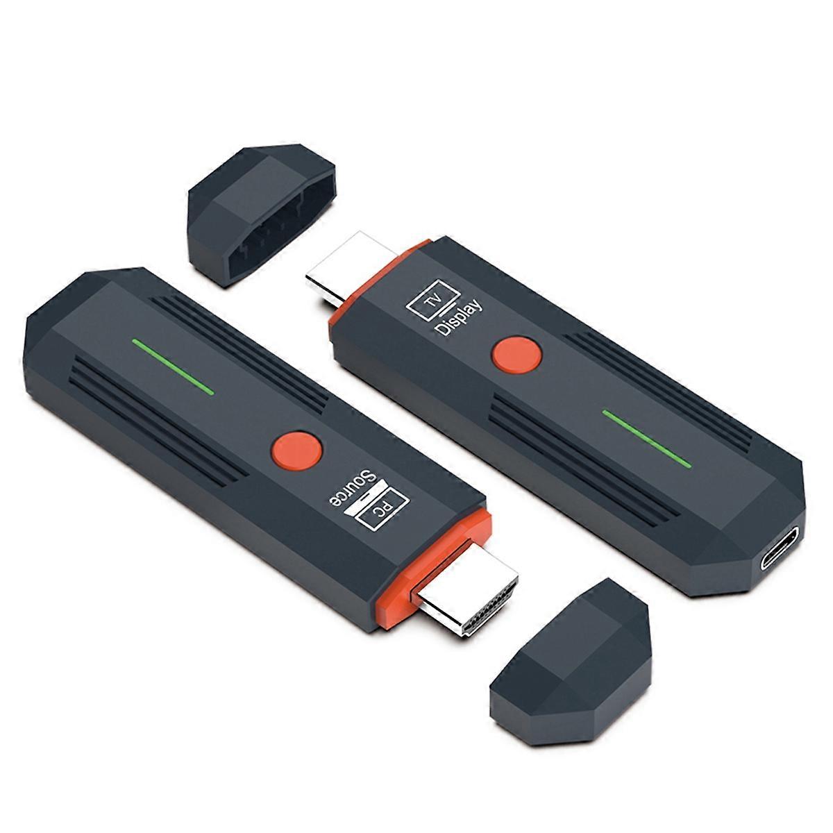 -Compatible Wireless Video  mitter Receiver Kit TV Dongle Adapter for PC Camera Laptop to Projec