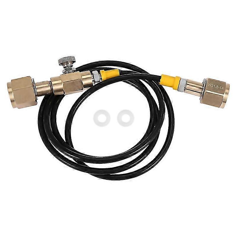 For O2 Tank Refill Station Charging Adaptor Fer With 15m 5ft Hose W21814 To W21814din